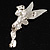 Swarovski Crystal Fairy Brooch (Silver Tone) - view 5
