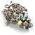 AB Crystal Bunch Of Grapes Brooch - view 8