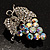 AB Crystal Bunch Of Grapes Brooch - view 3