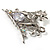 Rhodium Plated Clear CZ Horse Brooch - view 5