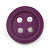 Funky Purple Acrylic 'Button' Brooch - 35mm Diameter