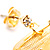 Gold Hat Earrings - view 5