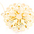Jumbo Lightgreen Floral Earrings - view 4