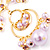 Pink Swinging Imitation Pearl Chandelier Earrings - view 10