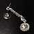 Stylish Clear Crystal Drop Earrings (Silver&Clear) - view 9