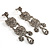 Divine Extravagance Chandelier Earrings (Silver&Clear) - view 3