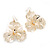 Oversized Gold Plated Filigree Floral Drop Earrings - 6cm Diameter - view 8