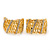 Gold Plated Crystal Filigree C Shape Clip On Earrings - 20mm Length - view 6