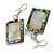 50mm L/Silvery Grey/Abalone Square Shape Sea Shell Earrings/Handmade/ Slight Variation In Colour/Natural Irregularities - view 4