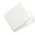 30mm Tall/ White Acrylic Square Stud Earrings in Matt Finish - view 9