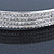 Bridal/ Wedding/ Prom Rhodium Plated Clear Crystal 4 Row Tiara Headband - view 4