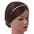Bridal/ Wedding/ Prom Rhodium Plated Red/ Clear Crystal Tiara Headband - view 3