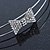 Bridal/ Wedding/ Prom Rhodium Plated Clear Crystal Bow Tiara Headband - view 4