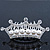 Fairy Princess Bridal/ Wedding/ Prom/ Party Rhodium Plated Austrian Crystal and White Simulated Pearl Mini Hair Comb Tiara - 60mm - view 7