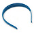 Teal Blue Polished Acrylic Alice/ Hair Band/ HeadBand - view 4