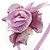 Thin Pink Silk Rose Flower Alice/ Hair Band/ HeadBand - view 3