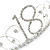 Bridal/ Wedding/ Prom Rhodium Plated Clear Crystal '18' Princess Classic Tiara - view 3