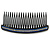 Black Acrylic With Blue/ AB Crystal Accent Hair Comb - 11cm - view 6