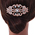 Bridal/ Wedding/ Prom/ Party Art Deco Style Rose Gold Tone Austrian Crystal Hair Comb - 80mm W - view 3
