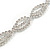 Fancy Pattern Clear Crystal Elastic Hair Band/ Elastic Band/ Headband - 47cm L (not stretched) - view 4