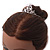 Fairy Princess Bridal/ Wedding/ Prom/ Party Silver Tone Crystal Mini Hair Comb Tiara - 55mm - view 4