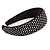 Retro Thicken Padded Velvet Diamante Wide Chunky Hair Band/ HeadBand/ Alice Band in Black - view 8