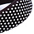 Retro Thicken Padded Velvet Diamante Wide Chunky Hair Band/ HeadBand/ Alice Band in Black - view 5