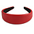 Red Wide Chunky PU Leather, Faux Leather Hair Band/ HeadBand/ Alice Band - view 6