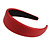 Red Wide Chunky PU Leather, Faux Leather Hair Band/ HeadBand/ Alice Band - view 8