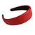Red Wide Chunky PU Leather, Faux Leather Hair Band/ HeadBand/ Alice Band - view 7