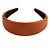 Tan Wide Chunky PU Leather, Faux Leather Hair Band/ HeadBand/ Alice Band - view 5