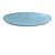 Pastel Blue Acrylic Oval Barrette/ Hair Clip In Silver Tone - 95mm Long - view 6
