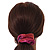 Pack Of 2 Light Chameleon Pink Snake Effect Silk Hair Scrunchies - Medium Thickness Hair - view 2