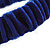 Royal Blue Velour Fabric Flex HeadBand/ Head Band - view 5