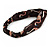 Black/ Pink Flamingo Twisted Fabric Elastic Headband/ Headwrap - view 5