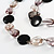 Stunning Dramatic Heart Shape Resin Beaded Necklace - view 7