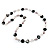 Stunning Dramatic Heart Shape Resin Beaded Necklace