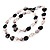Stunning Dramatic Heart Shape Resin Beaded Necklace - view 11