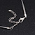 3 Strand 'Heart' Wire Necklace In Silver Plating - 36cm Length/ 6cm Extension - view 6