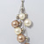 Rhodium Plated Snake Chains Necklace With Long Simulated Pearl Tassel - 60cm Length/ 7cm Extension - view 11