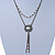 Vintage Inspired Imitation Pearl Square Tassel Pendant With 42cm L/ 4cm Ext Chain In Bronze Tone - view 7