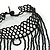Chic Victorian/ Gothic/ Burlesque Black Bead Bib Style Choker Necklace - 28cm L/ 6cm Ext - view 5