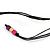 Multi-Strand Purple/ Black/ Magenta/ Beige Wood Bead Adjustable Cord Necklace - 46cm to 58cm L - view 5