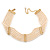 6-Strand White Coloured Faux Pearl Bridal Diamante Choker Necklace in Gold Plated Metal - 30cm L/ 5cm Ext - view 4