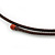 Brown Semiprecious Stone Collar Flex Wire Choker Necklace - Adjustable - view 5