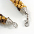 Brown/ Natural Multistrand Twisted Wood Bead Necklace - 40cm L - view 6