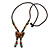 Bronze Tone, Multicoloured Ceramic Bead Butterfly Pendant with Brown Silk Cord Necklace - 76cm L/ 7cm Tassel - view 8