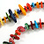 Multicoloured Shell/Glass Cluster Style Beaded Necklace/46cm L/ 6cm Ext - view 5