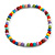 10mm/Unisex/Men/Women Multicoloured Round Bead Wood Flex Necklace - 45cm Long - view 8