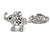 Small Crystal Elephant Pendant with Silver Tone Chain - 40cm L/ 5cm Ext - view 5